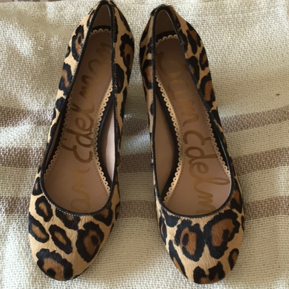 Sam Edelman Leopard Heels
